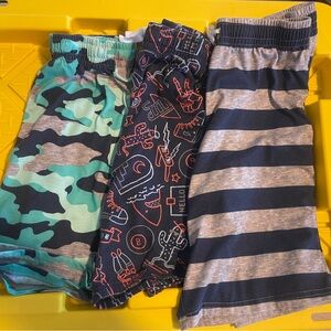 Cat & Jack Light Blue Striped Sleep Shorts